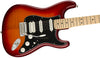 Fender Electric Guitars - Player Stratocaster - HSS Plus Top - Maple Fingerboard - Aged Cherry Burst - Angle 2