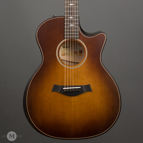Taylor Acoustic Guitars - 614ce Builder's Edition - Wild Honey Burst - Front Close