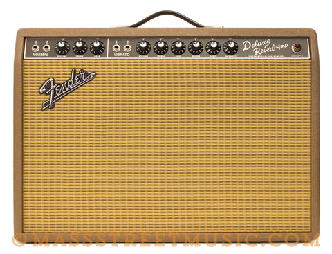 Fender '65 Deluxe Reverb "Fudge Brownie FSR Electric Guitar Amp - front