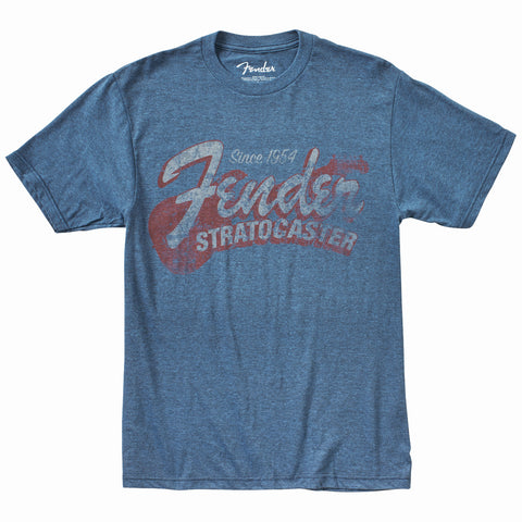 Fender Shirt - Since 1954 Strat Tee - Blue