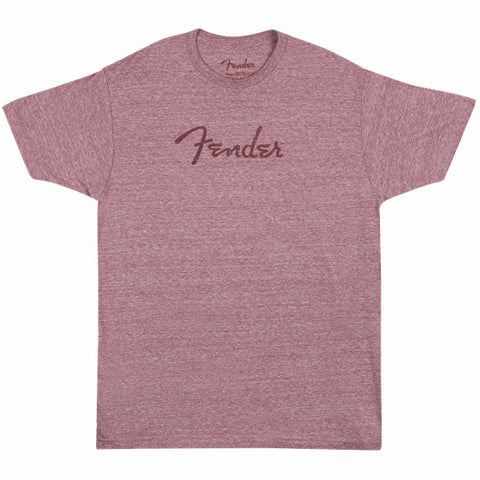 Fender Shirt - Spaghetti Logo Tee - Wine