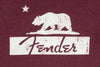 Fender Shirt - Bear - Burgundy
