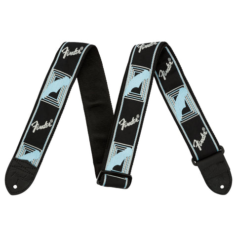 Fender Guitar Strap - Mono Light Grey/Blue