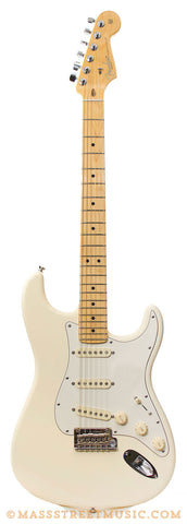 Fender American Standard Strat Olympic White Electric Guitar - front