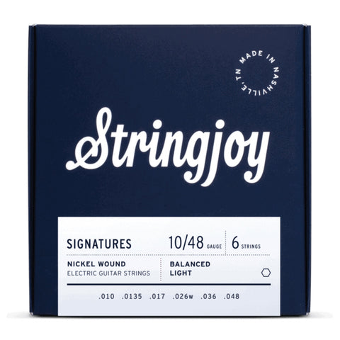 Stringjoy Strings - Signatures Electric Balanced Light Gauge (10-13.5-17-26-36-48)