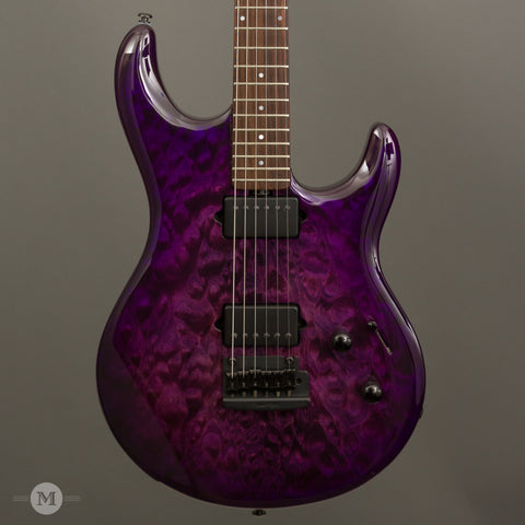 Ernie Ball Music Man - BFR Luke III - HH  - Boysenberry Quilted Maple - Used
