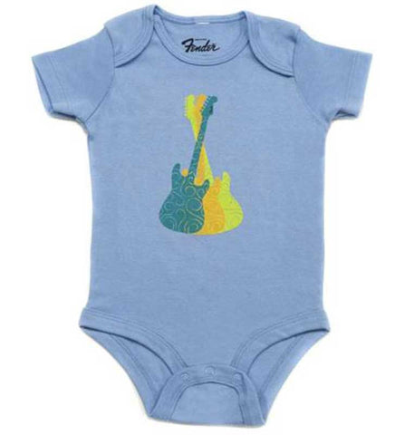 Fender - Onesie 12 Month - Baby Blue