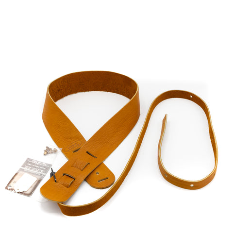 Lakota Leathers - 2" Bison Banjo Cradle Strap - Spruce