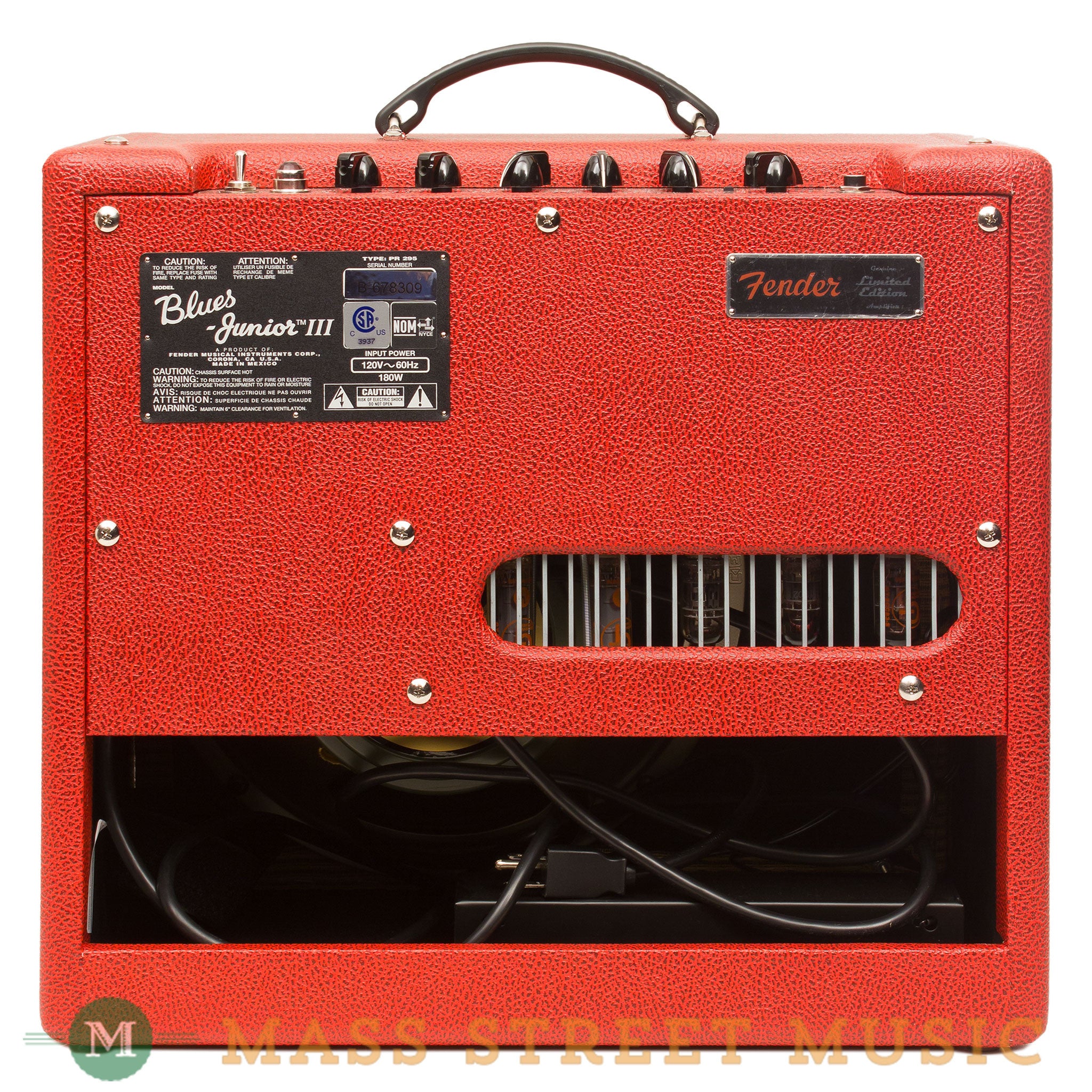 Fender Amps - Blues Junior - British Red | Mass Street Music