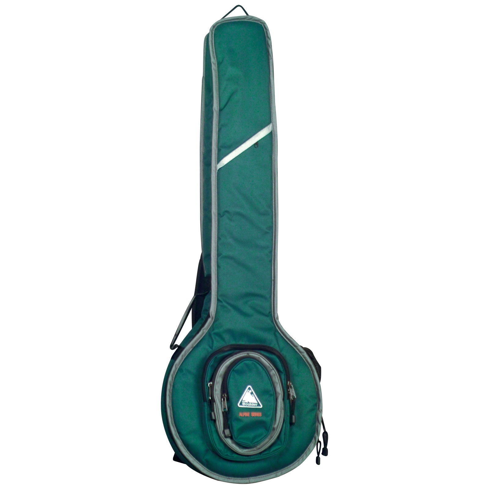 Boulder Alpine Deluxe Gig Bag Banjo Open Back Green Mass