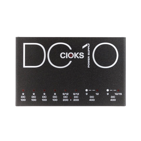 CIOKS Power Supply - DC10 - 10 Outlets in 8 Isolated Sections - Front