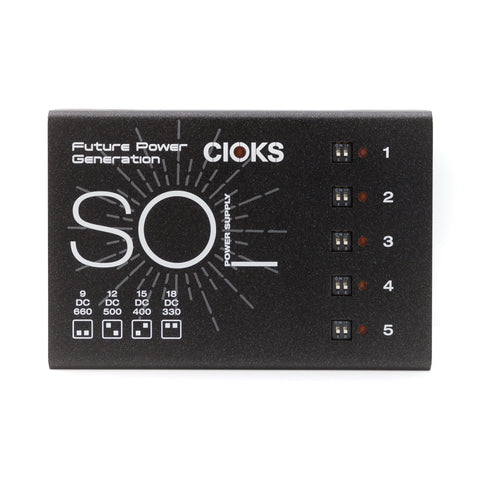 CIOKS Power Supply - SOL ‐ 5 Isolated Outlets - Front