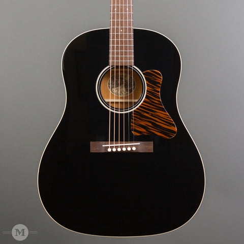 Collings Acoustic Guitars - CJ35 - Custom Jet Black Top - Front Close
