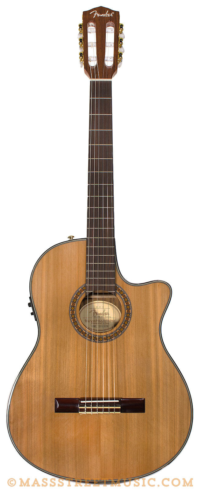 Fender CN-240 SCE Nylon-Stringed Guitar | Mass Street Music