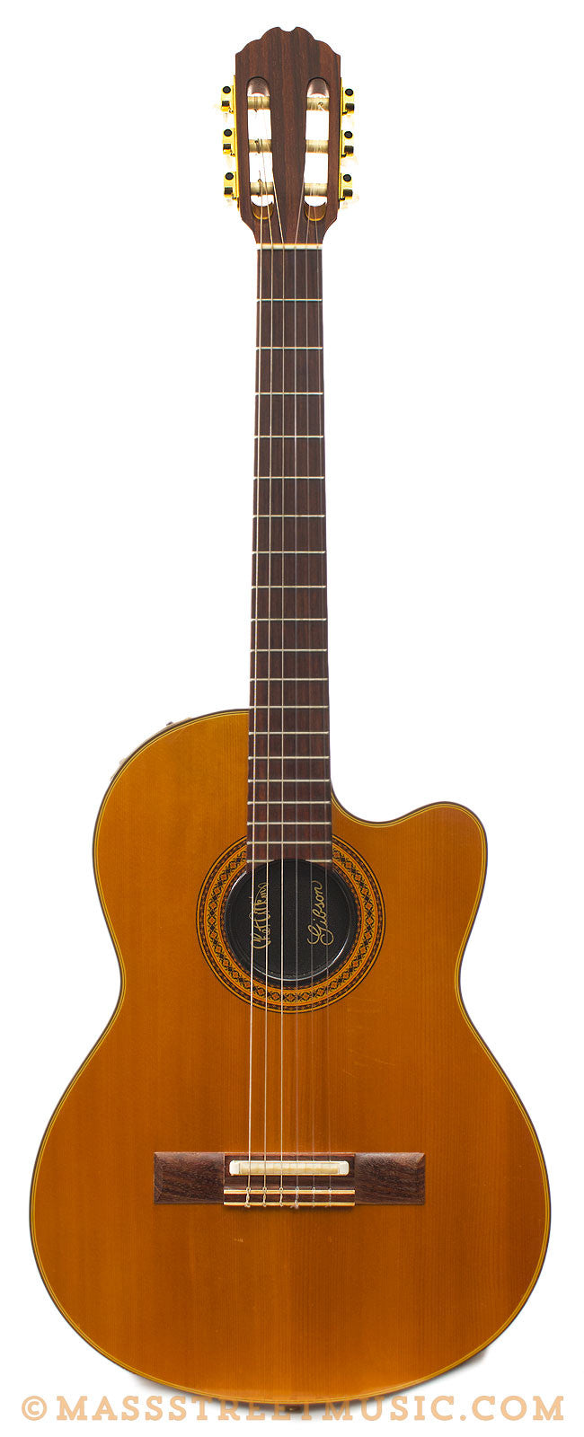 Tempel Bungalow Jo da Gibson - Chet Atkins CE Classical Electric Guitar with case | Mass Street  Music