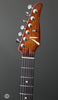 Tom Anderson Guitars - Cobra T - Light Tiger Eye Burst with Binding - Headstock