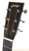 Collings D1A Custom acoustic guitar - purfling on headstock