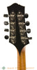 Collings MTGT Amber mandolin - headstock back
