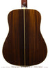 1999 Collings D2H acoustic guitar close up of East Indian Rosewood back