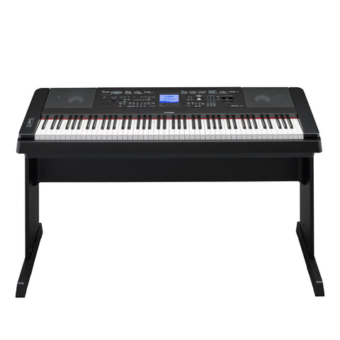 Yamaha Keyboards - DGX660B Digital Piano - Front Stand