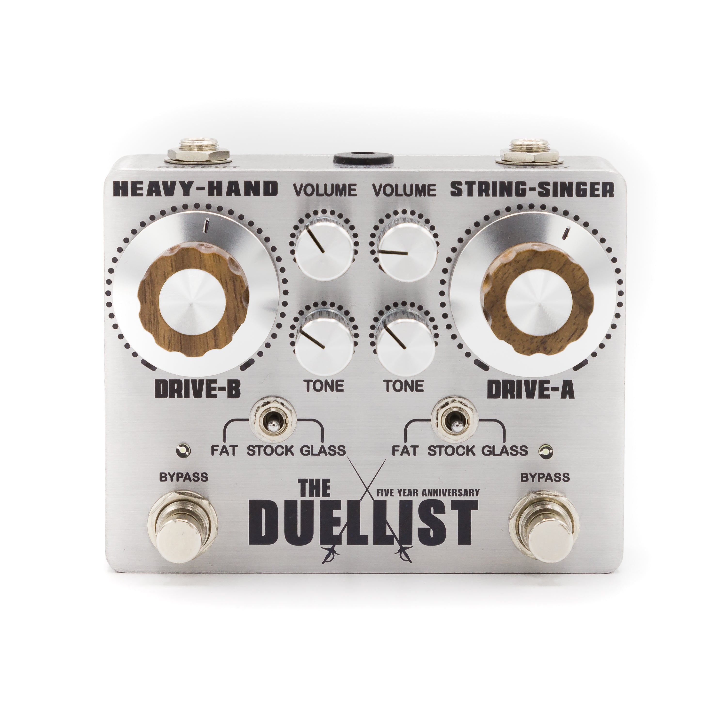 pedal king of tone King Tone - The Duellist Overdrive - Silver 5th Anniversary