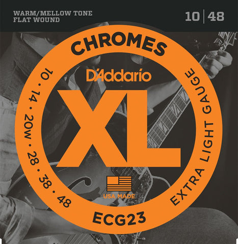 D'Addario ECG23 Chromes Extra Light Electric Strings