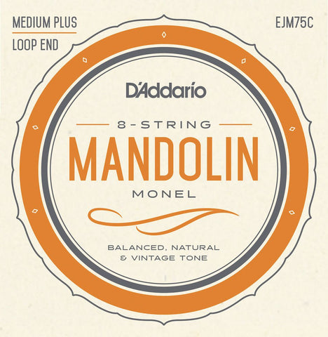 D'Addario EJM75C Monel Mandolin Strings, Medium, 11-40