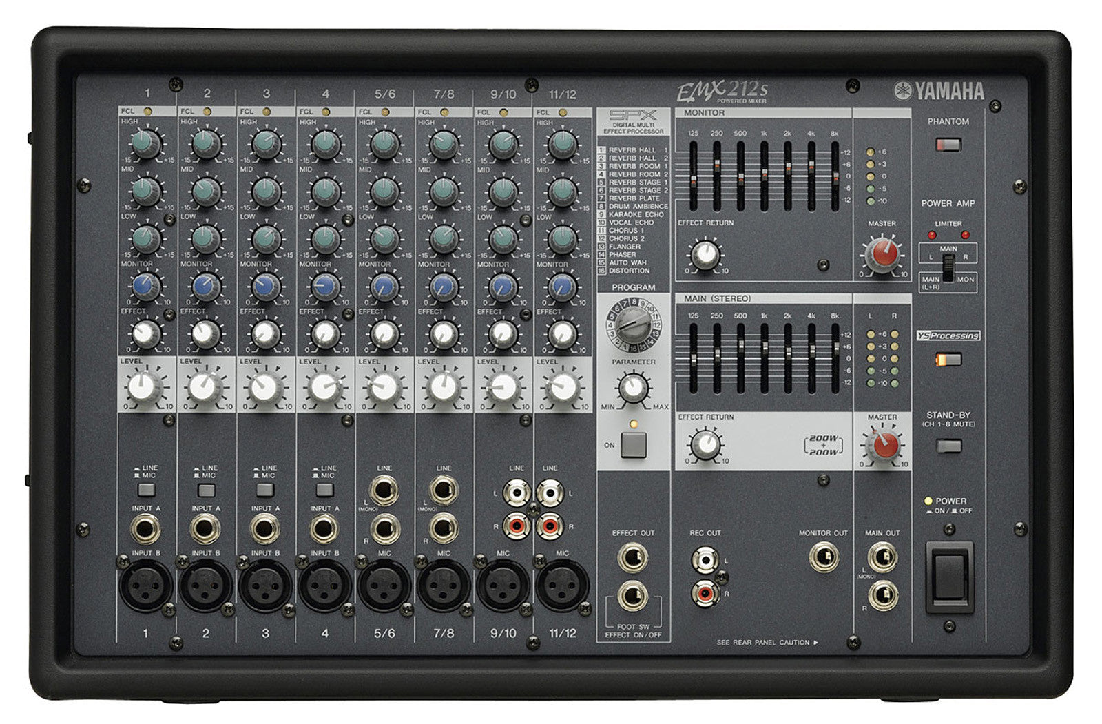 Motorcycle Mixer Yamaha - EMX212S Powered Mixer | Mass Street Music