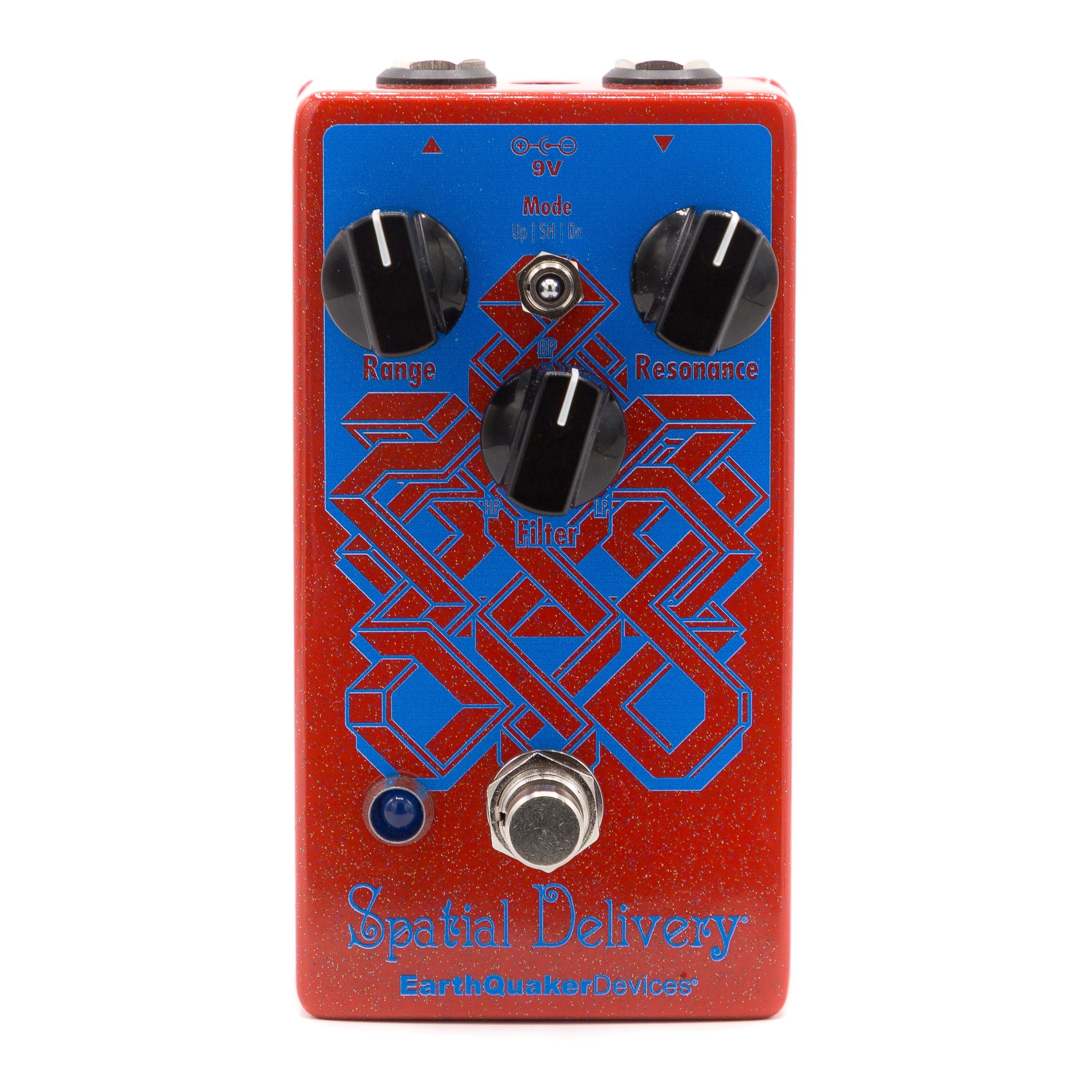 EarthQuaker Devices - Spatial Delivery v2 Envelope Filter - Custom Red and  Blue