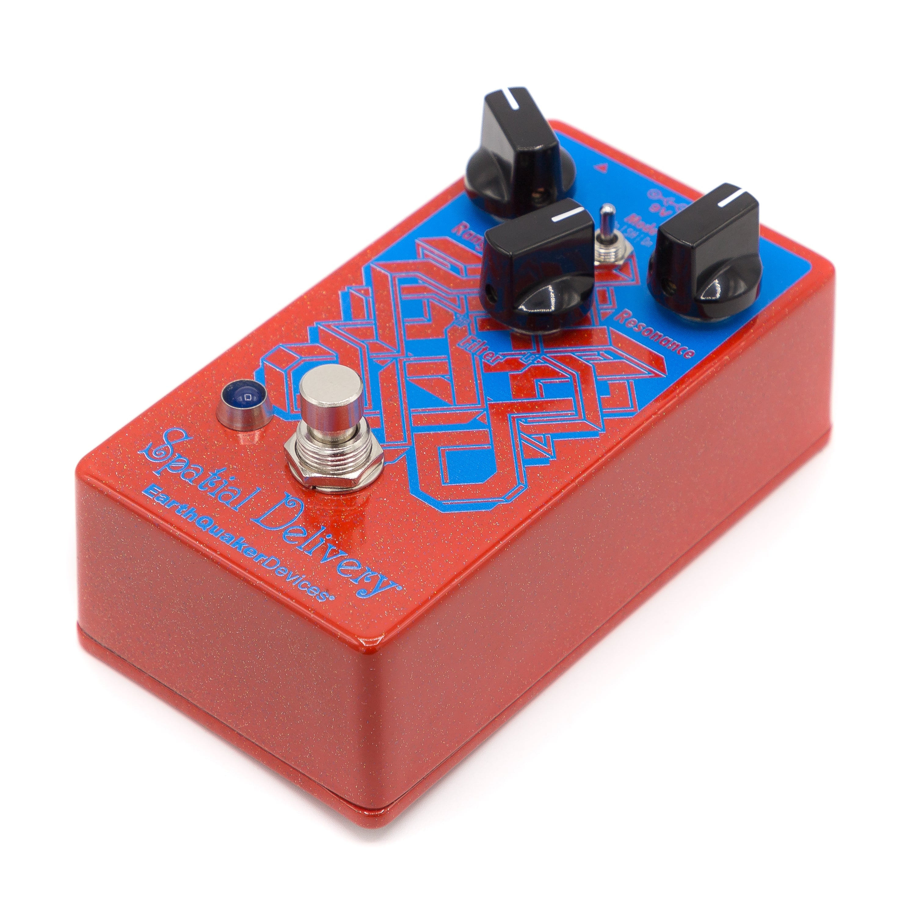 EarthQuaker Devices - Spatial Delivery v2 Envelope Filter - Custom Red and  Blue