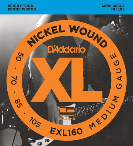 D'Addario EXL160 Regular Medium Bass Strings