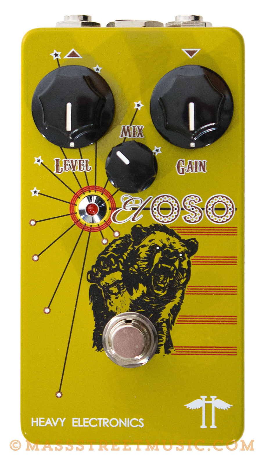 bass guitar distortion pedal Heavy Electronics - El Oso Bass Distortion Pedal