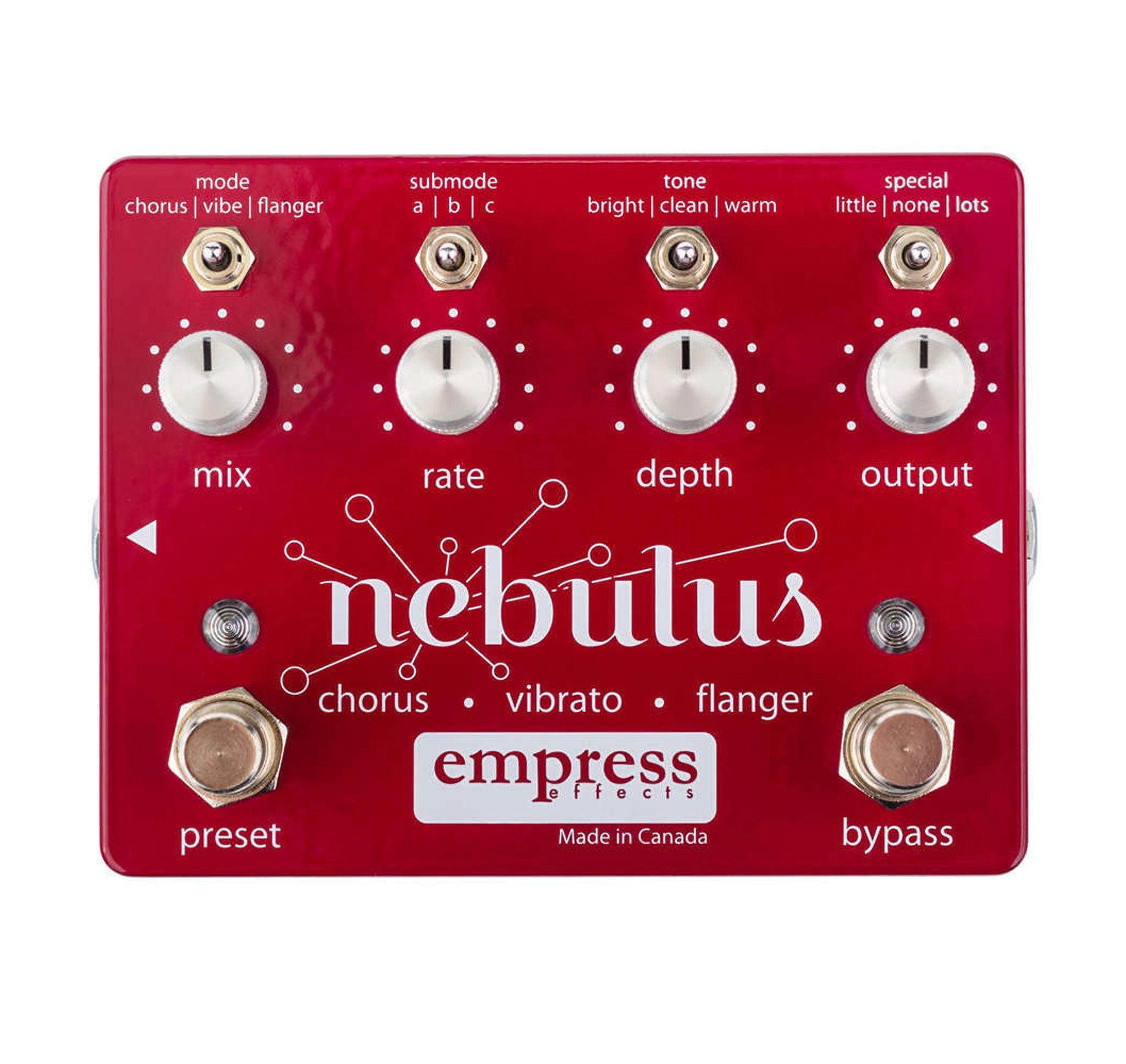 empress pedals Empress Effects - Nebulus Modulation Multi-Effects Pedal