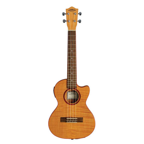 Lanikai FM-CETT Flame Maple Thin Body Tenor Ukulele