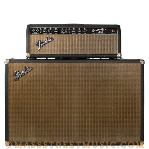 1967 Fender Bassman Amp - front stacked
