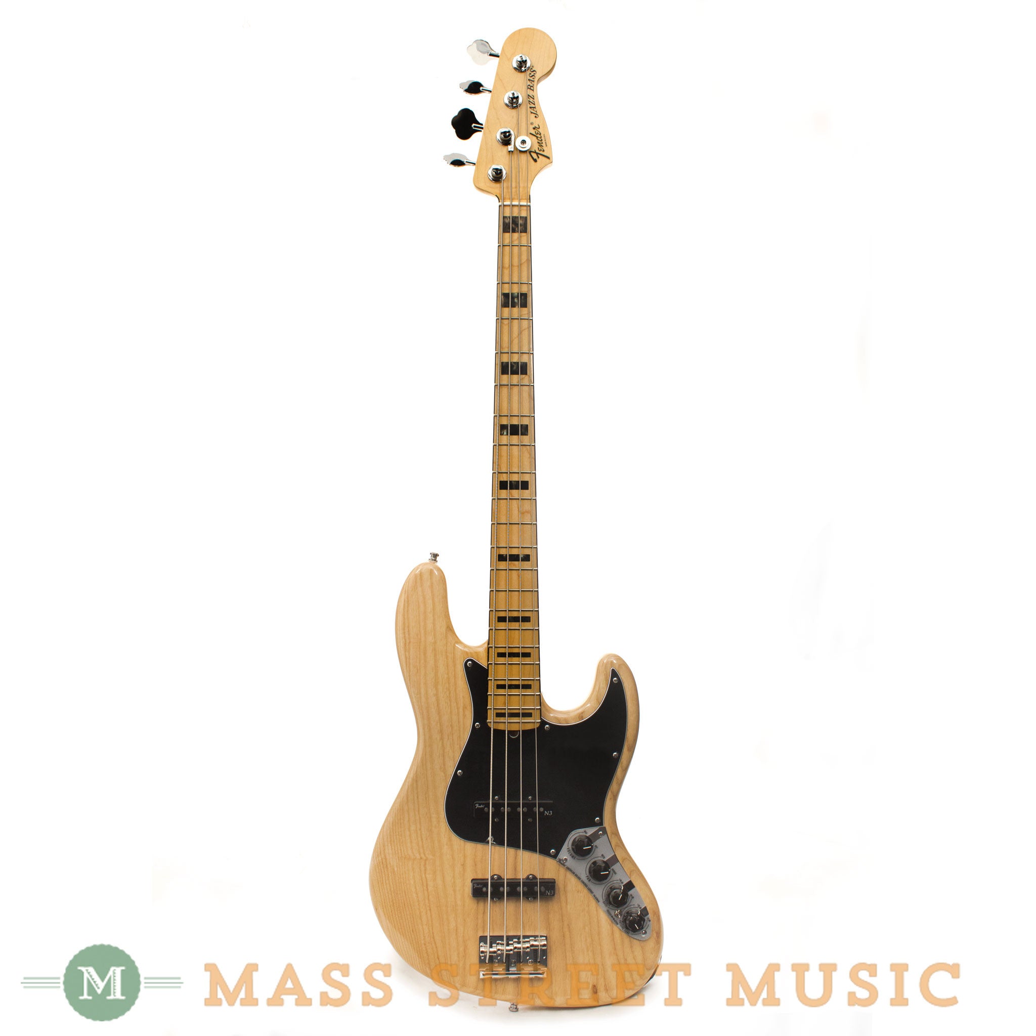 Fender Basses   American Deluxe Jazz Bass   Natural