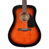 Fender CD-60 Sunburst Acoustic Guitar - front stock