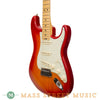 Fender - American Elite Stratocaster - Aged Cherry Burst Angle