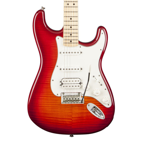 Fender Standard Strat Plus Top Electric Guitar - front close stock