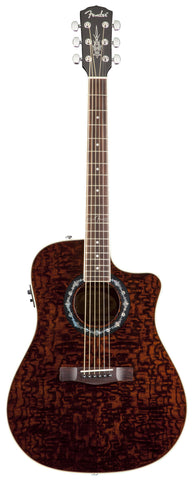 Fender T-Bucket 300CE Trans Dark Brown Acoustic Guitar