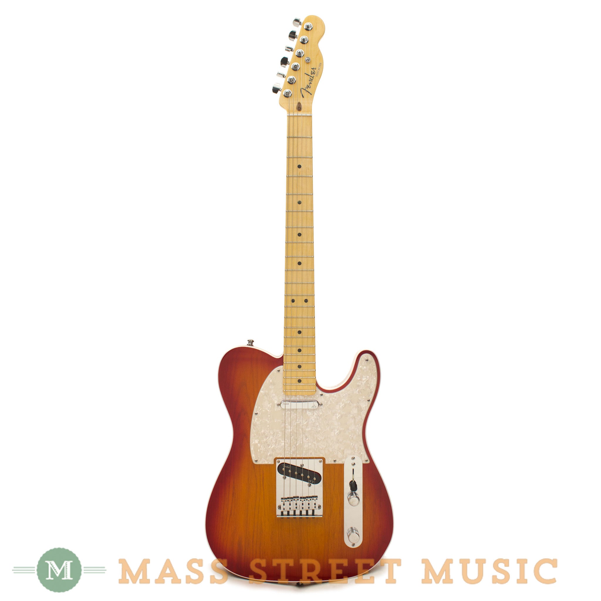 Fender Electric Guitars - American Deluxe Telecaster - Aged Cherry Burst