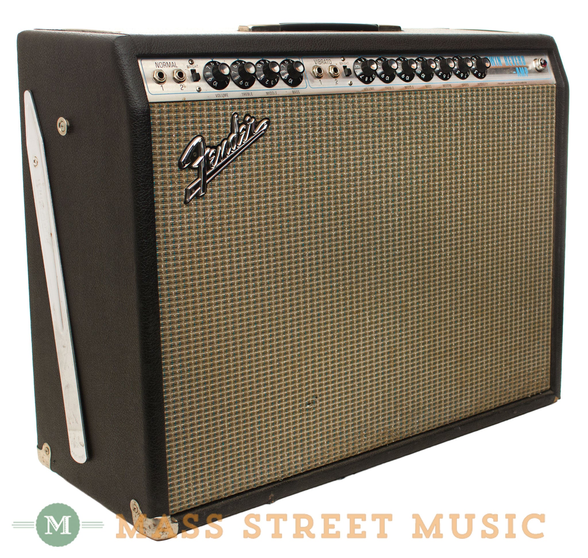 fender twin reverb pedal Fender - Twin Reverb Silverface 1970 Used Electric Guitar Combo Amp