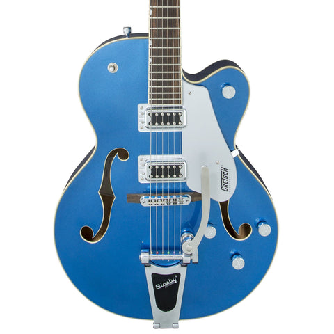 Gretsch Electric Guitars - G5420T Electromatic - Hairline Blue - Front Close