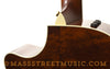 Taylor GAce-FLTD Quilted Sapele 2012 Acoustic Guitar - heel