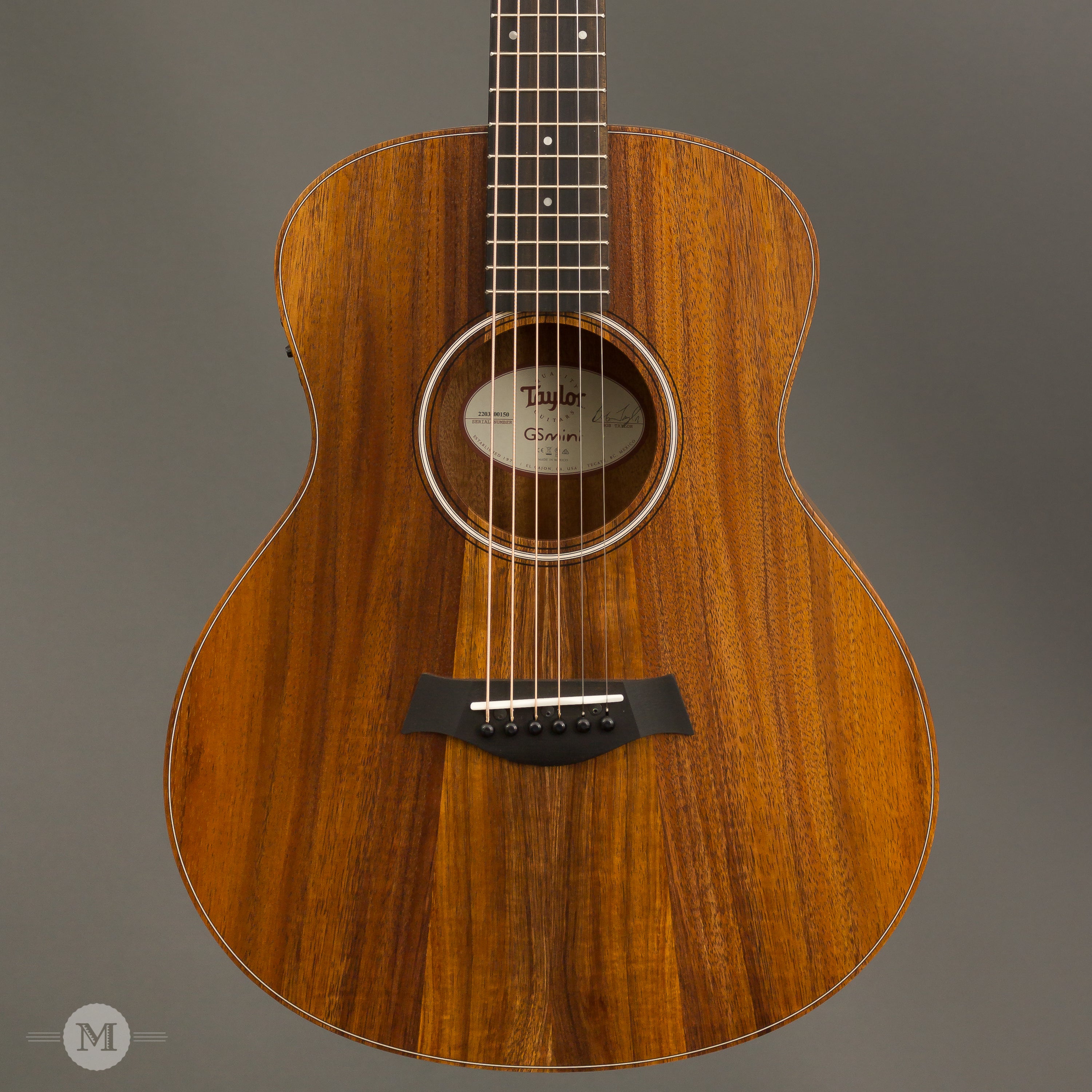 Taylor - GS Mini-e Koa Acoustic Guitar with hard gigbag | Mass