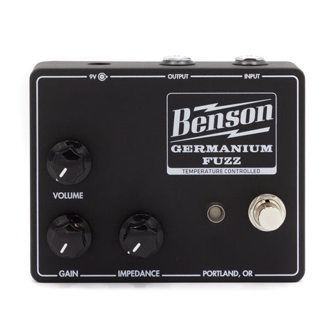 Benson Amps  - Germanium Fuzz - Studio Black
