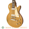 Gibson 1971 Les Paul Deluxe Goldtop Electric Guitar - front angle