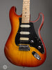 GJ2 Guitars - Glendora NLT -  HSS - Cherry Sunburst - Birdseye Maple Neck - Used - Angle