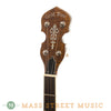 Gold Tone Orange Blossom Long Neck Resonator Banjo Used - headstock