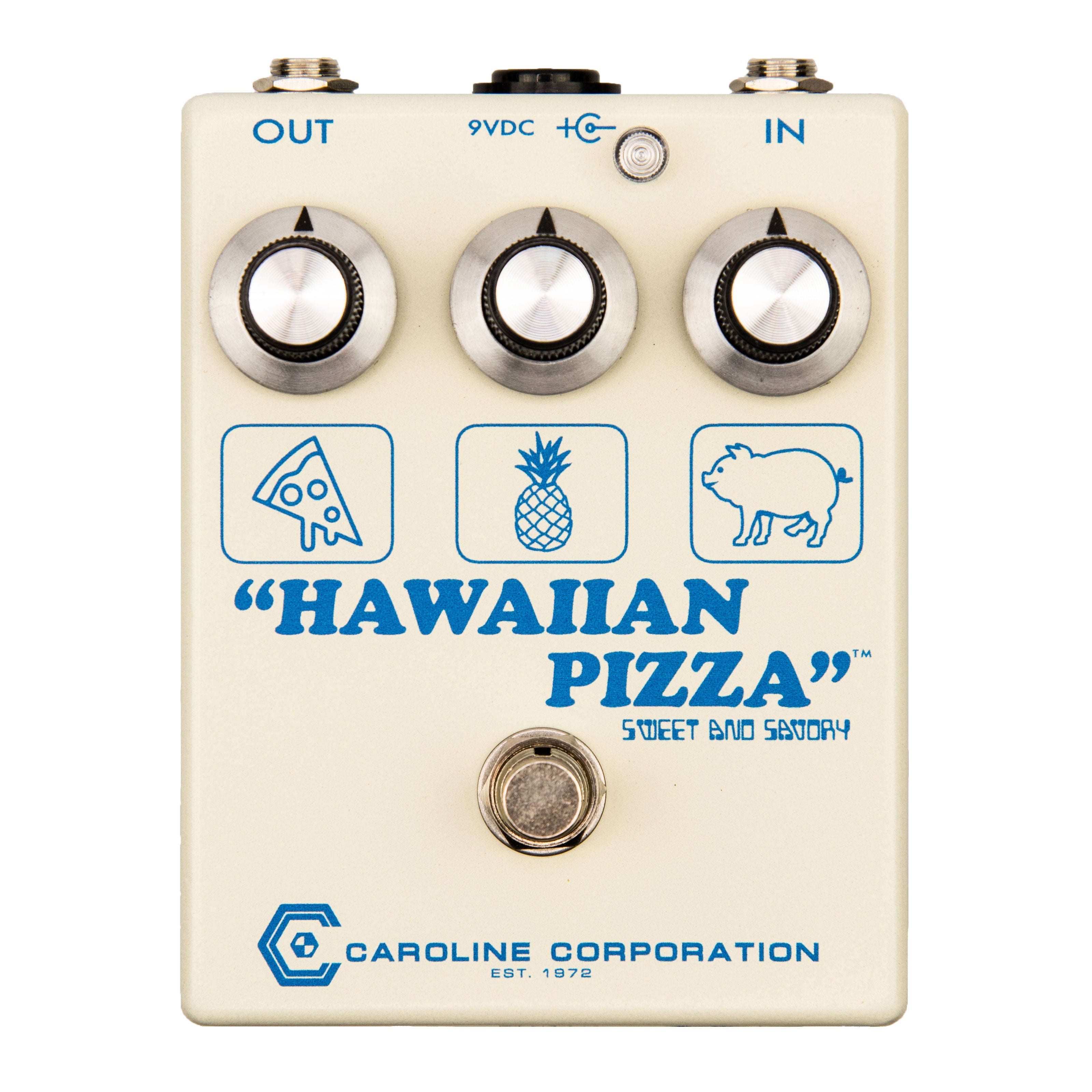 Caroline Hawaiian Pizza Fuzz Effects Pedal
